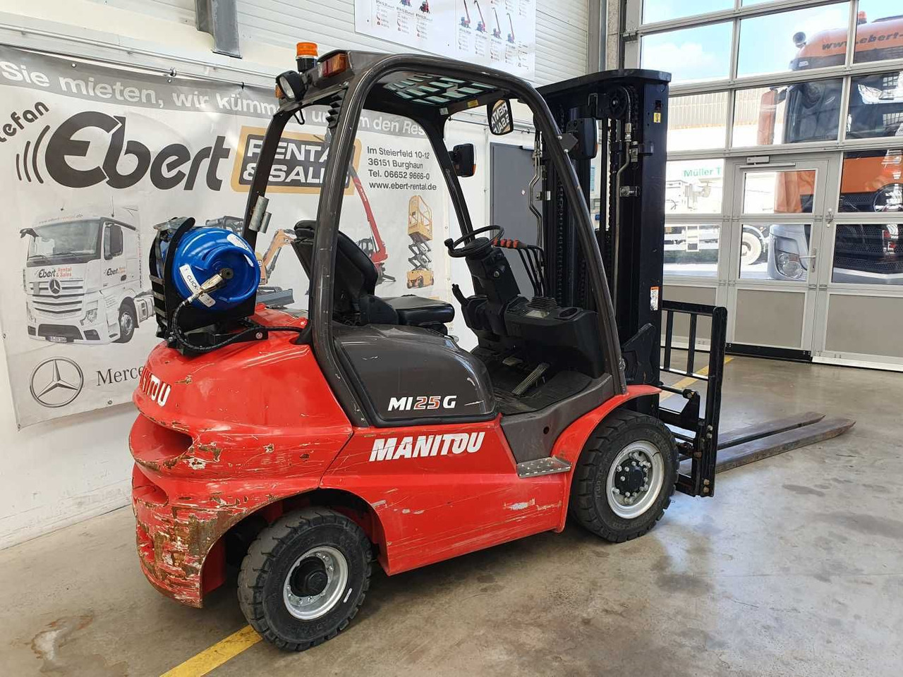 Gaasitõstuk Manitou MI 25 G / Triplex: 4.70m / nur 1.976h! / SS: pilt 8