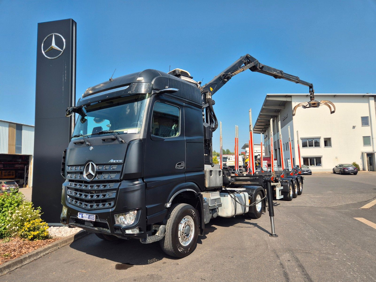 Mercedes-Benz Arocs 1853 LS 4x4 HAD Palfinger Q170Z96+Doll H3L - Kraanaga veoauto: pilt 1 Mercedes-Benz Arocs 1853 LS 4x4 HAD Palfinger Q170Z96+Doll H3L - Kraanaga veoauto: pilt 1