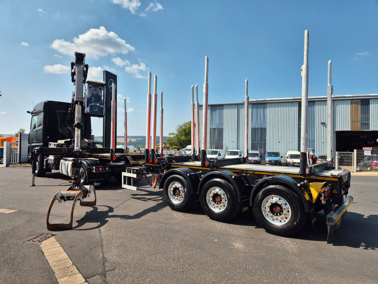 Mercedes-Benz Arocs 1853 LS 4x4 HAD Palfinger Q170Z96+Doll H3L - Kraanaga veoauto: pilt 5 Mercedes-Benz Arocs 1853 LS 4x4 HAD Palfinger Q170Z96+Doll H3L - Kraanaga veoauto: pilt 5