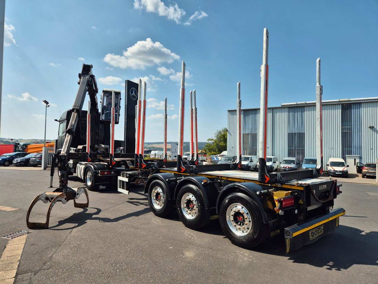 Mercedes-Benz Arocs 1853 LS 4x4 HAD Palfinger Q170Z96+Doll H3L - Metsaveok, Kraanaga veoauto: pilt 5 Mercedes-Benz Arocs 1853 LS 4x4 HAD Palfinger Q170Z96+Doll H3L - Metsaveok, Kraanaga veoauto: pilt 5