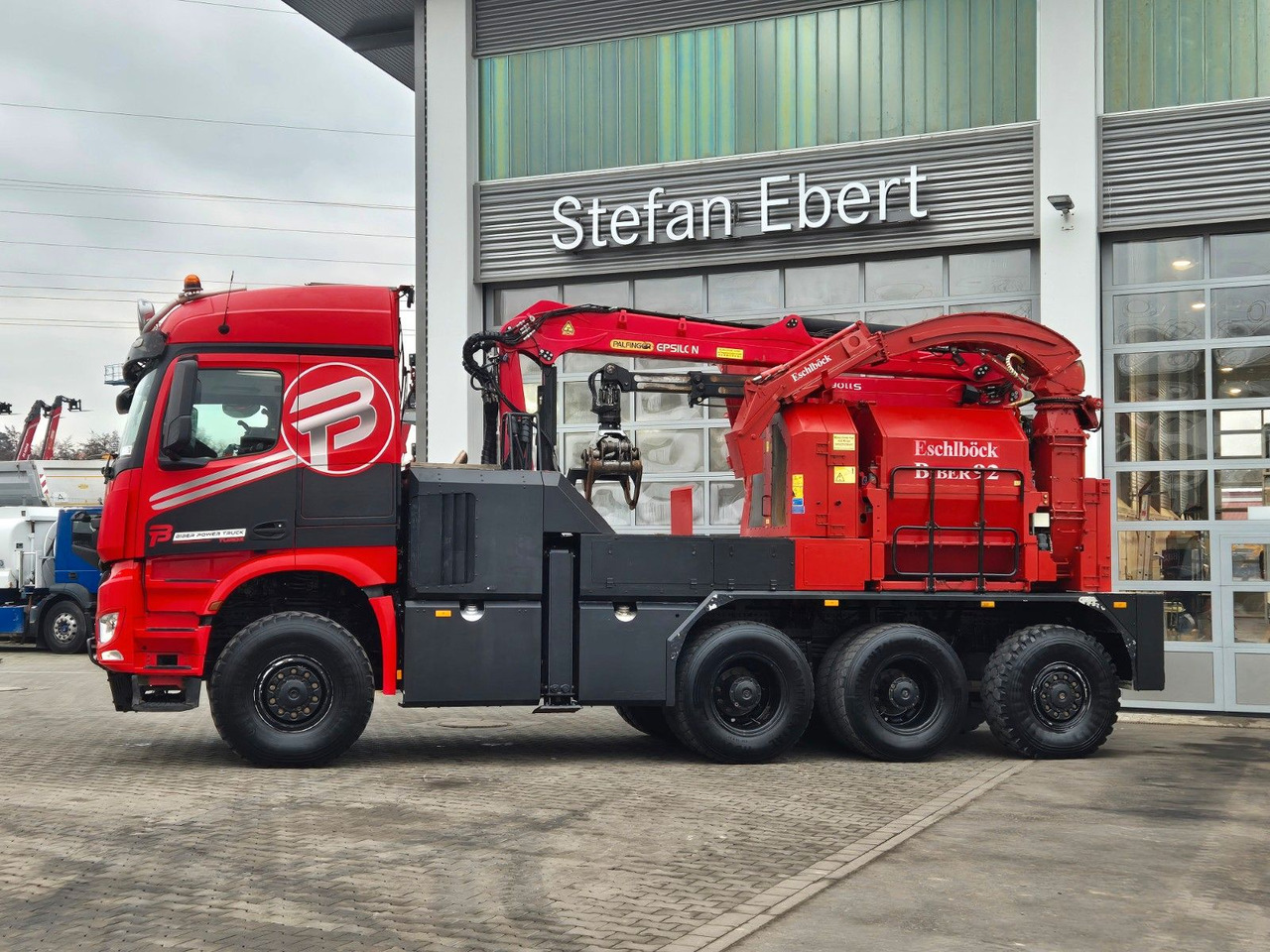 Mercedes-Benz TUROX 8x8 Eschlböck Biber 92 Holzhacker / 1.512h - Metsaveok, Kraanaga veoauto: pilt 5 Mercedes-Benz TUROX 8x8 Eschlböck Biber 92 Holzhacker / 1.512h - Metsaveok, Kraanaga veoauto: pilt 5