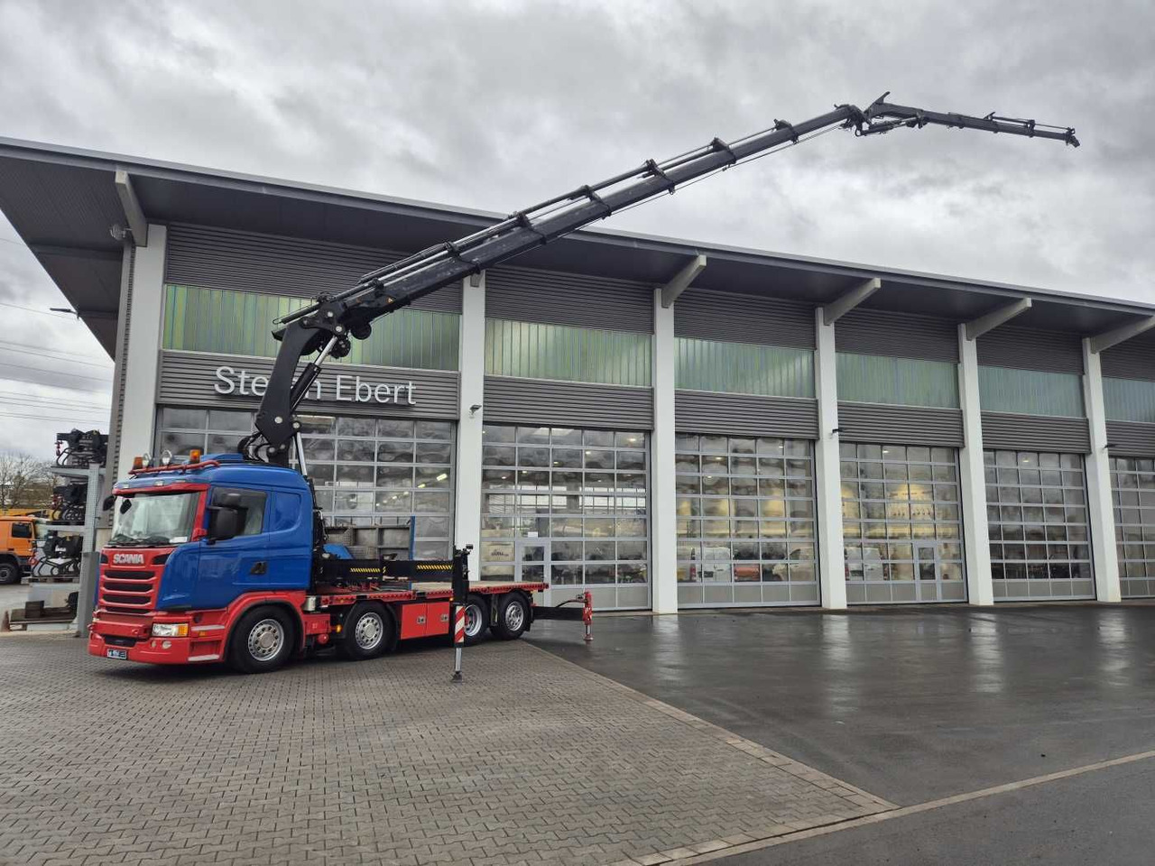 Scania G490 LB8x2*6 HLB Hiab XS 544 HIPRO JIB Winde FB - Kraanaga veoauto: pilt 1 Scania G490 LB8x2*6 HLB Hiab XS 544 HIPRO JIB Winde FB - Kraanaga veoauto: pilt 1