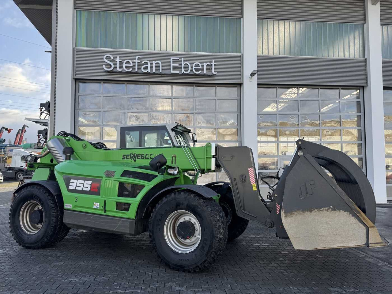 Sennebogen 355 E / Greifschaufel / nur 998h! - Teleskooplaadur: pilt 1 Sennebogen 355 E / Greifschaufel / nur 998h! - Teleskooplaadur: pilt 1