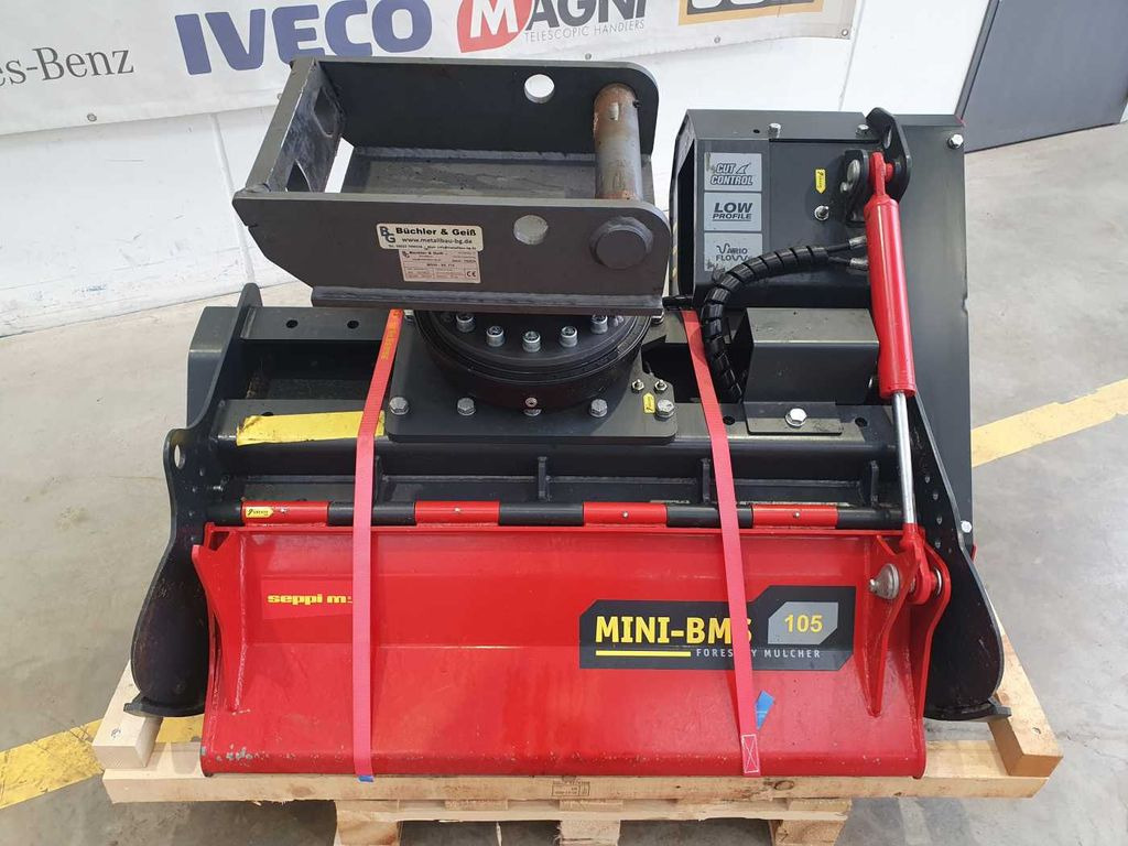 Seppi M. MINI-BMS 105 Mulcher / DEMO / Drehmotor - Võsafrees: pilt 3 Seppi M. MINI-BMS 105 Mulcher / DEMO / Drehmotor - Võsafrees: pilt 3