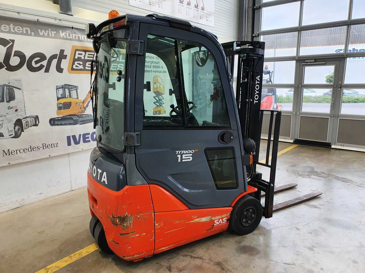 Toyota 8FBET15 / Batterie 07/2023 / HH: 4.3m! / 2.849h - Elektritõstuk: pilt 3 Toyota 8FBET15 / Batterie 07/2023 / HH: 4.3m! / 2.849h - Elektritõstuk: pilt 3