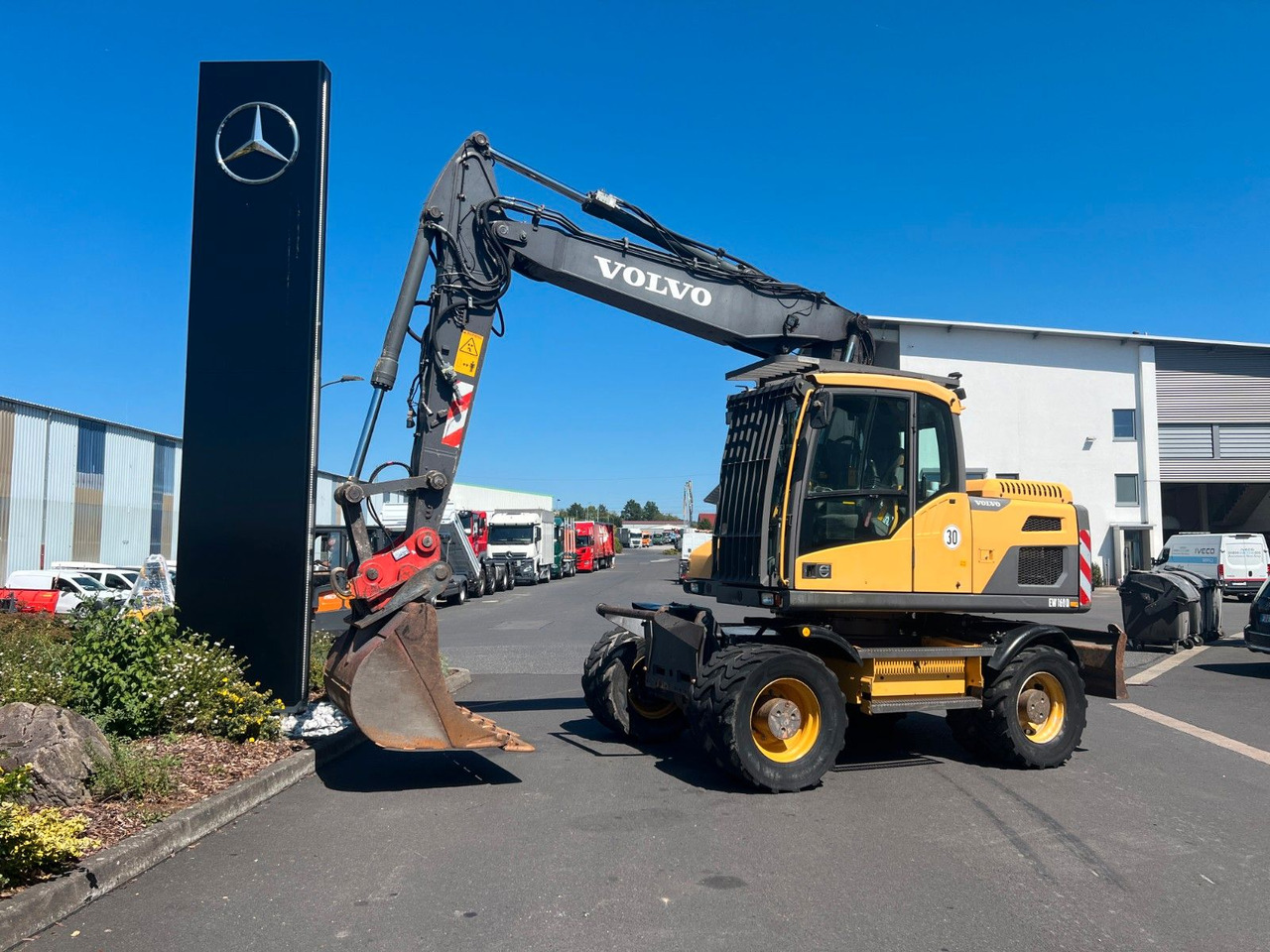 Volvo EW160D / 2014 / 1xTieflöffel / Forstschutzgitter - Ratastel ekskavaator: pilt 1 Volvo EW160D / 2014 / 1xTieflöffel / Forstschutzgitter - Ratastel ekskavaator: pilt 1