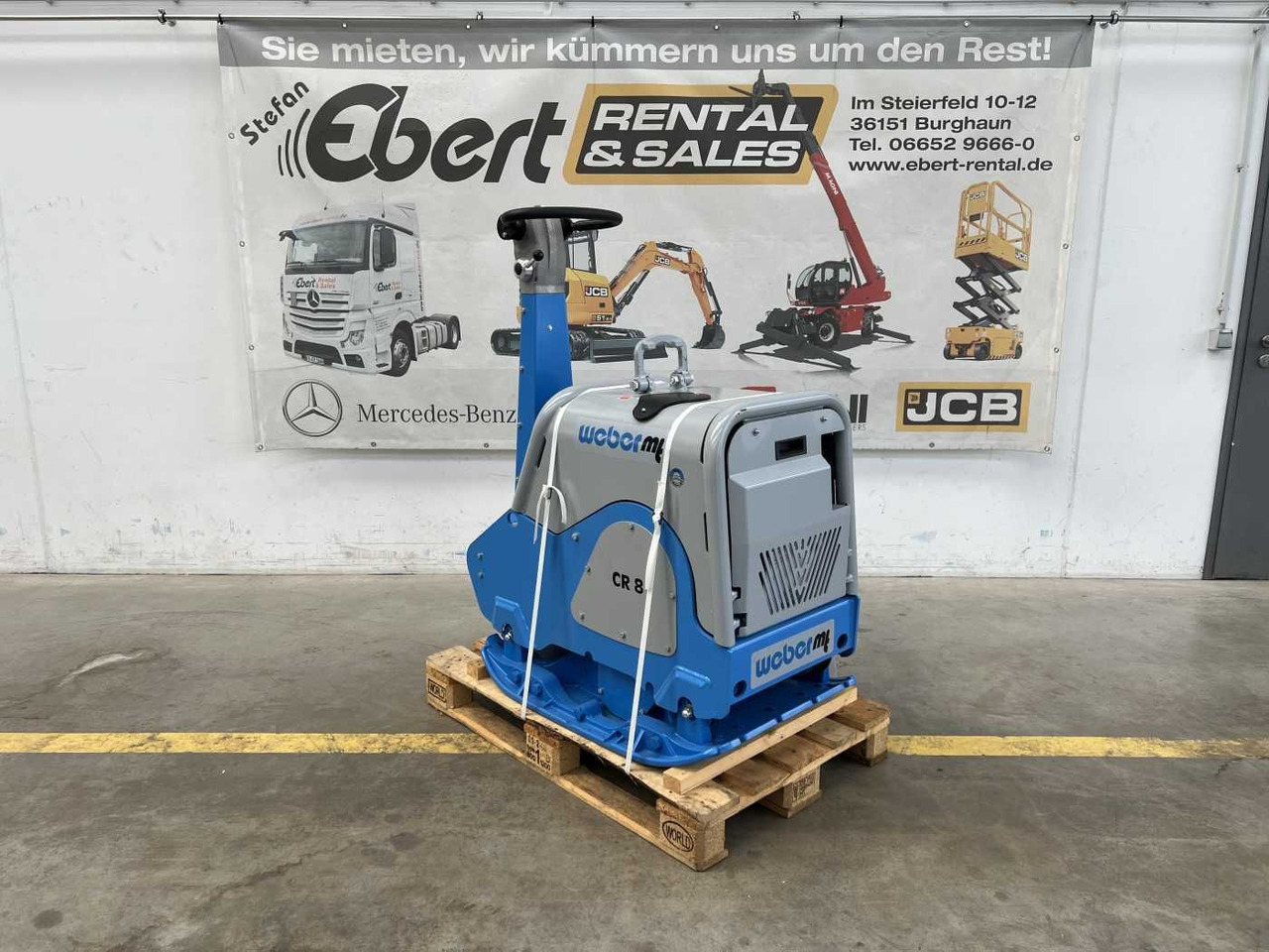Weber CR 8 MDM Hatz-Diesel / 601kg / DEMO / 2022 - Vibraatorplaat: pilt 1 Weber CR 8 MDM Hatz-Diesel / 601kg / DEMO / 2022 - Vibraatorplaat: pilt 1