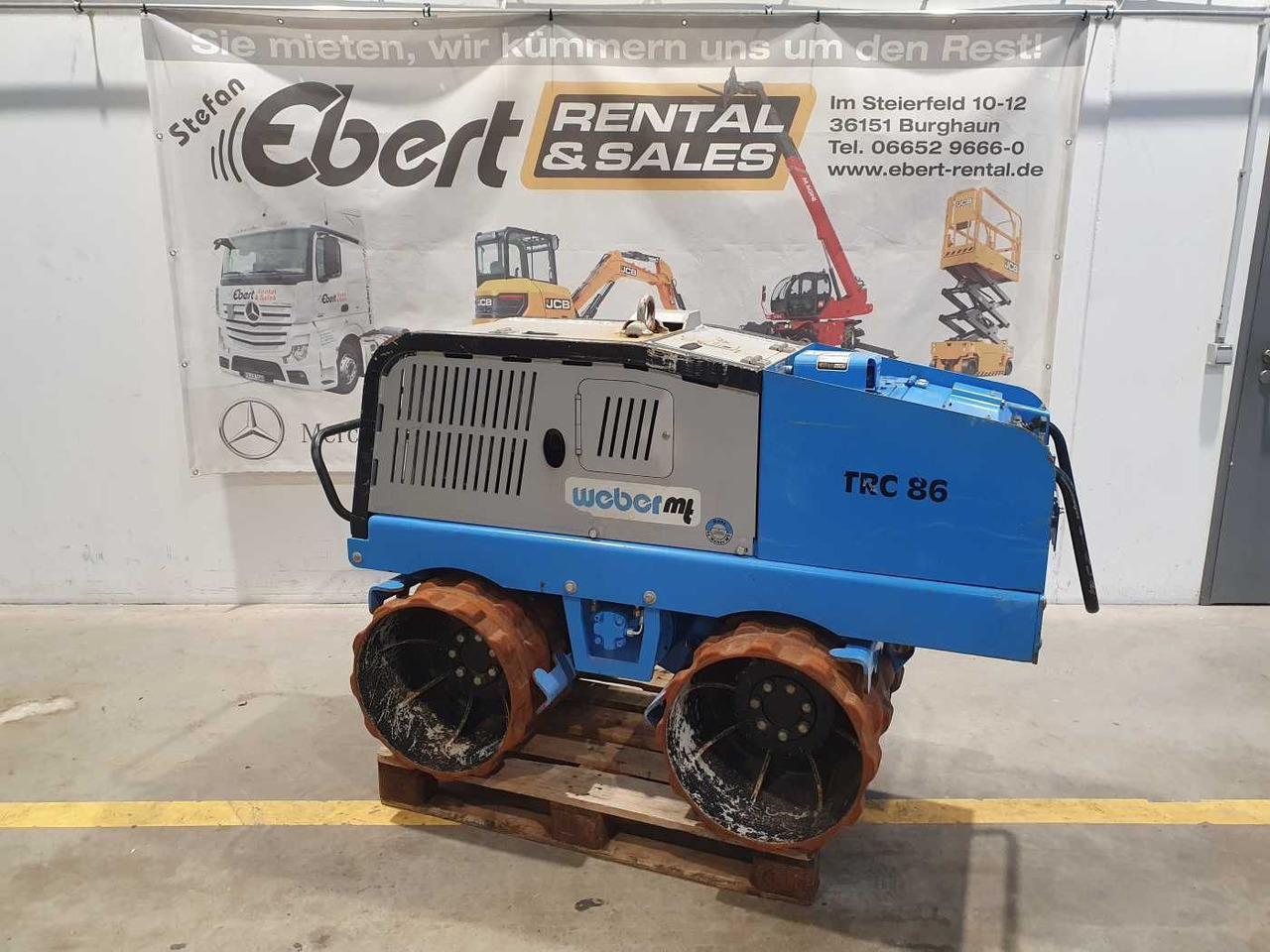 Weber TRC 86 Grabenwalze / 2020 / Funk / nur 112h - Mini teerull: pilt 1 Weber TRC 86 Grabenwalze / 2020 / Funk / nur 112h - Mini teerull: pilt 1