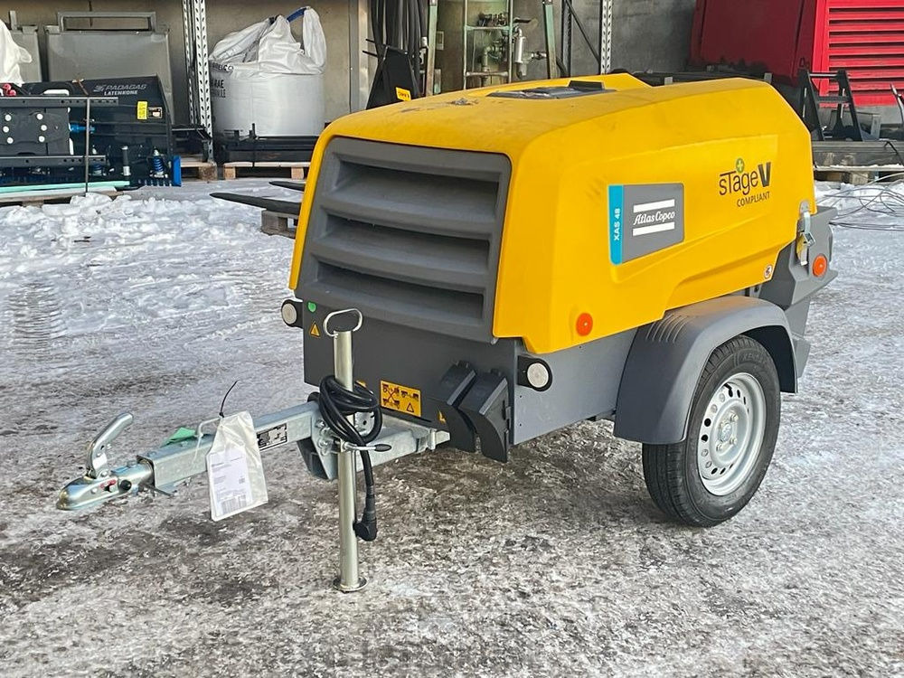 Atlas Copco XAS 48 StV Vaunukompressori UUSI - Õhukompressor: pilt 1 Atlas Copco XAS 48 StV Vaunukompressori UUSI - Õhukompressor: pilt 1