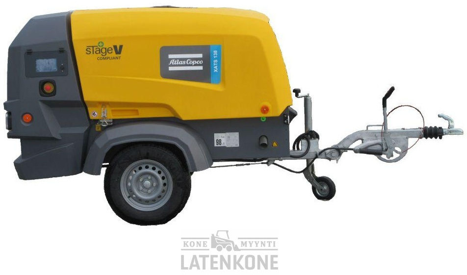 Atlas Copco XATS 138 StV Vaunukompressori UUSI - Õhukompressor: pilt 5 Atlas Copco XATS 138 StV Vaunukompressori UUSI - Õhukompressor: pilt 5