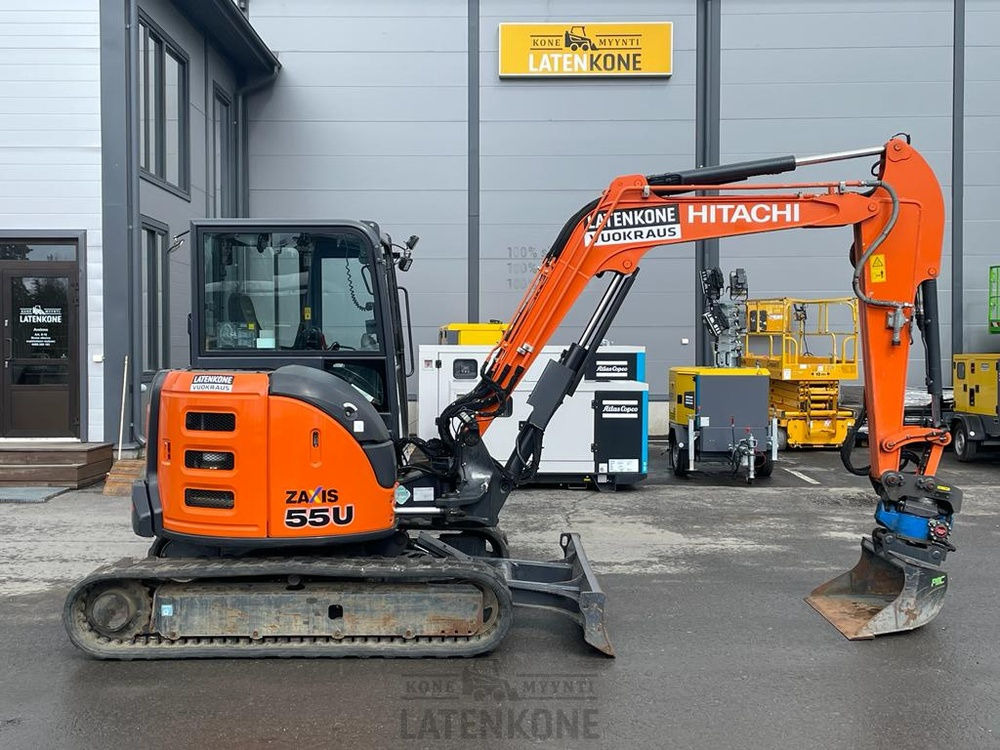 Hitachi ZX 55U-5A kaivinkone - Lintekskavaator: pilt 1 Hitachi ZX 55U-5A kaivinkone - Lintekskavaator: pilt 1