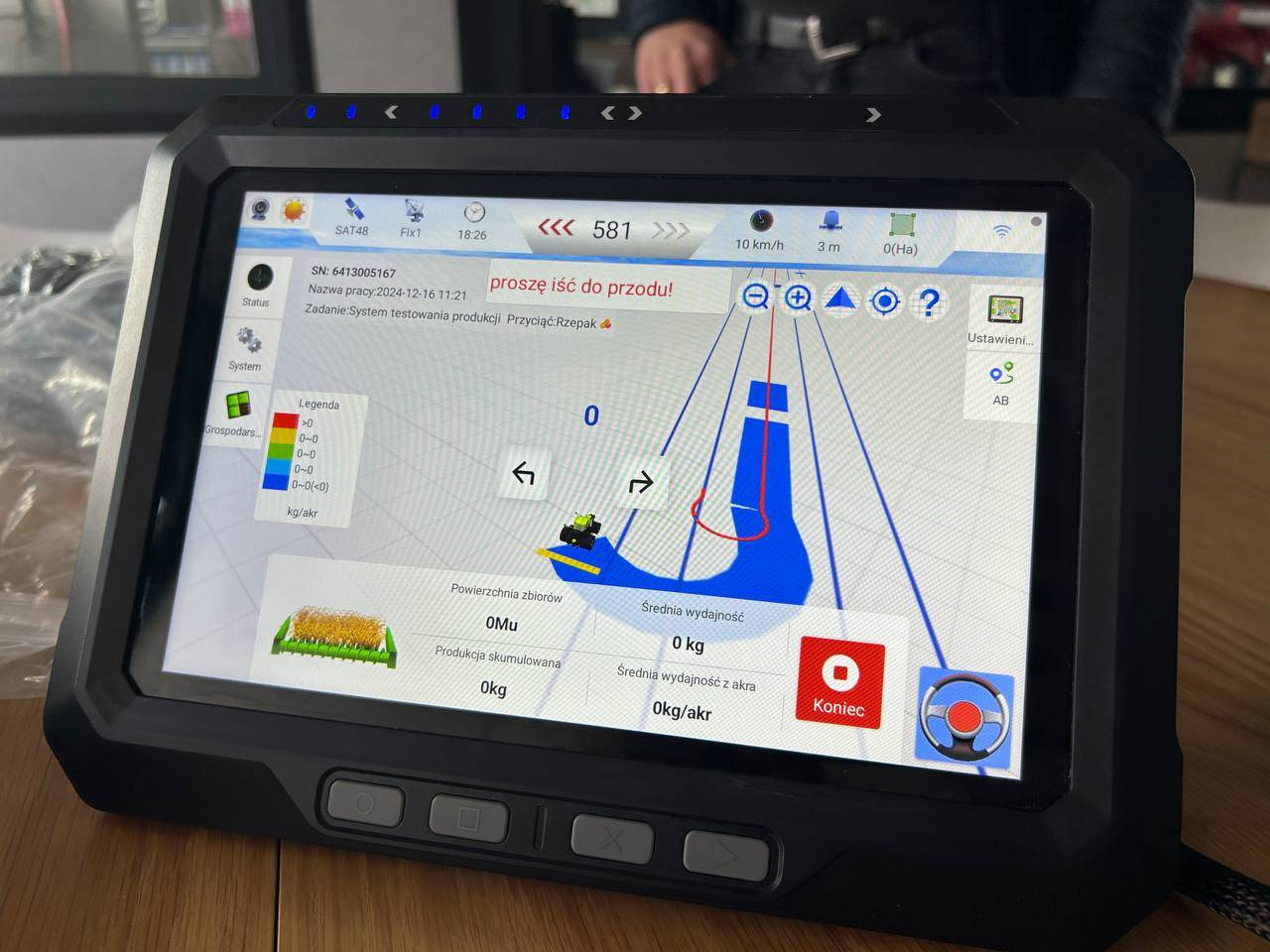 Juhtimissüsteem - Põllutööseade DOKEN AF305 ? Profesjonalna Nawigacja Rolnicza RTK 2,5 cm: pilt 6