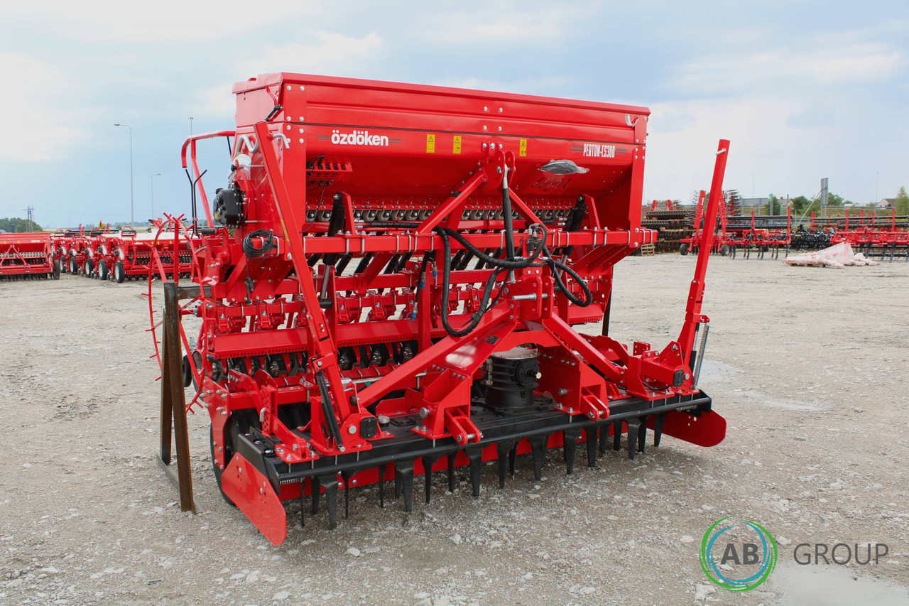 Mounted seed drill combination with power harrow Ozdoken Pertum CS-300 – double disc, rubber roller - Kombain-külvimasin: pilt 1 Mounted seed drill combination with power harrow Ozdoken Pertum CS-300 – double disc, rubber roller - Kombain-külvimasin: pilt 1