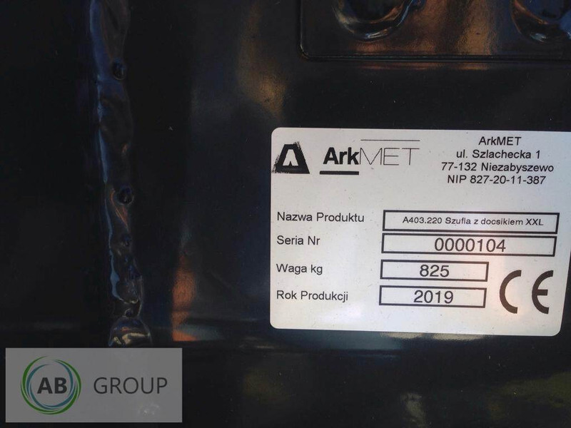 ArkMet szufla z dociskiem XXL A403.220, 2,2 m - Varuosa - Põllutööseade: pilt 2 ArkMet szufla z dociskiem XXL A403.220, 2,2 m - Varuosa - Põllutööseade: pilt 2