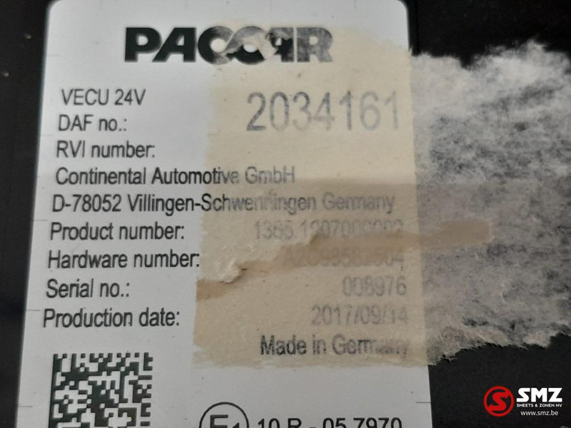 DAF Occ ECU VECU regeleenheid DAF - Mootori juhtimisseade - Veoauto: pilt 5 DAF Occ ECU VECU regeleenheid DAF - Mootori juhtimisseade - Veoauto: pilt 5