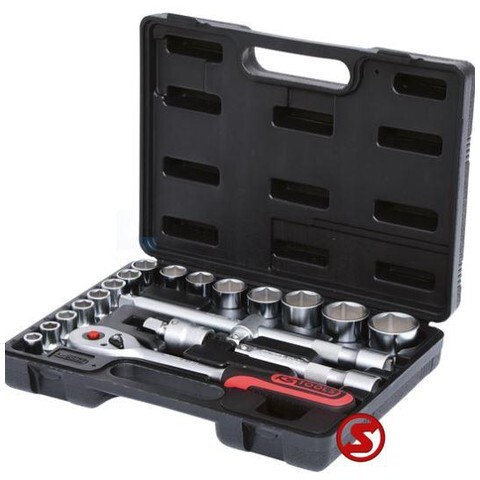 Diversen 1/2" dopsleutelset 20 stuks - Auto tööriist: pilt 1 Diversen 1/2" dopsleutelset 20 stuks - Auto tööriist: pilt 1