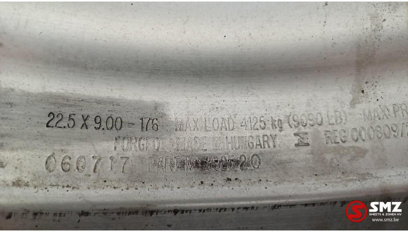 Diversen Occ set Alcoa aluminiumvelgen 9,00x22,5 - Velg - Veoauto: pilt 5 Diversen Occ set Alcoa aluminiumvelgen 9,00x22,5 - Velg - Veoauto: pilt 5