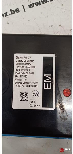 Iveco Occ ECU EM regeleenheid Iveco - Mootori juhtimisseade - Veoauto: pilt 4 Iveco Occ ECU EM regeleenheid Iveco - Mootori juhtimisseade - Veoauto: pilt 4