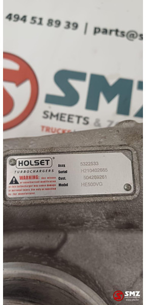 Iveco Occ turbocharger HE500VG F3AE3681 Cursor10 Iveco - Turbo - Veoauto: pilt 5 Iveco Occ turbocharger HE500VG F3AE3681 Cursor10 Iveco - Turbo - Veoauto: pilt 5