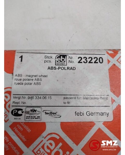 Mercedes-Benz Occ ABS ring Mercedes 9463340615 - Piduriosad - Veoauto: pilt 2 Mercedes-Benz Occ ABS ring Mercedes 9463340615 - Piduriosad - Veoauto: pilt 2