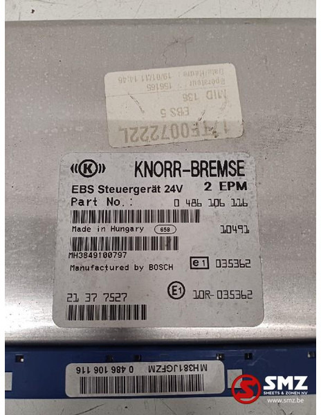 Renault Occ ECU EBS regeleenheid Renault - Mootori juhtimisseade - Veoauto: pilt 4 Renault Occ ECU EBS regeleenheid Renault - Mootori juhtimisseade - Veoauto: pilt 4