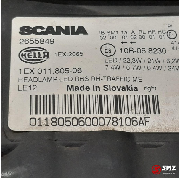 Scania Occ koplamp rechts Scania - Esituled - Veoauto: pilt 3 Scania Occ koplamp rechts Scania - Esituled - Veoauto: pilt 3