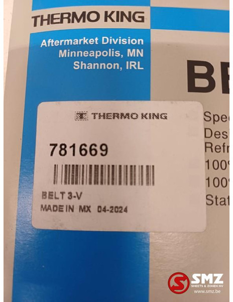 THERMOKING Set van 2 aandrijfriemen Thermoking - Rihm - Veoauto: pilt 3 THERMOKING Set van 2 aandrijfriemen Thermoking - Rihm - Veoauto: pilt 3