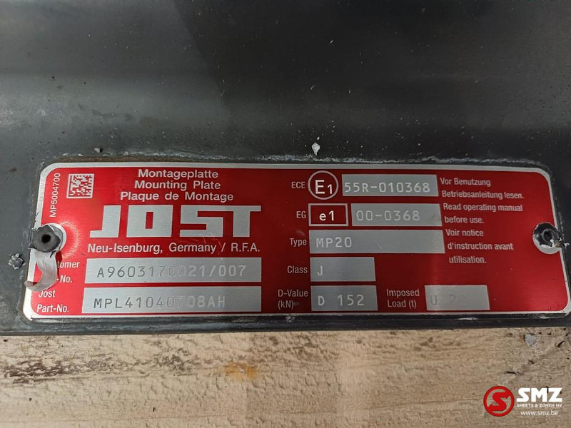 Jost Occ koppelschotel + montageplaat JSK36D JOST - Sidurattad - Veoauto: pilt 5 Jost Occ koppelschotel + montageplaat JSK36D JOST - Sidurattad - Veoauto: pilt 5