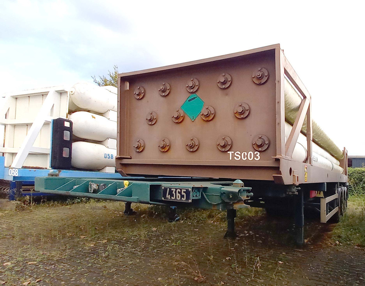 FRUEHAUF Gas tank tube semi-trailer used for compressed helium, hydrogen, Wasserstoff - Tsistern poolhaagis: pilt 2 FRUEHAUF Gas tank tube semi-trailer used for compressed helium, hydrogen, Wasserstoff - Tsistern poolhaagis: pilt 2