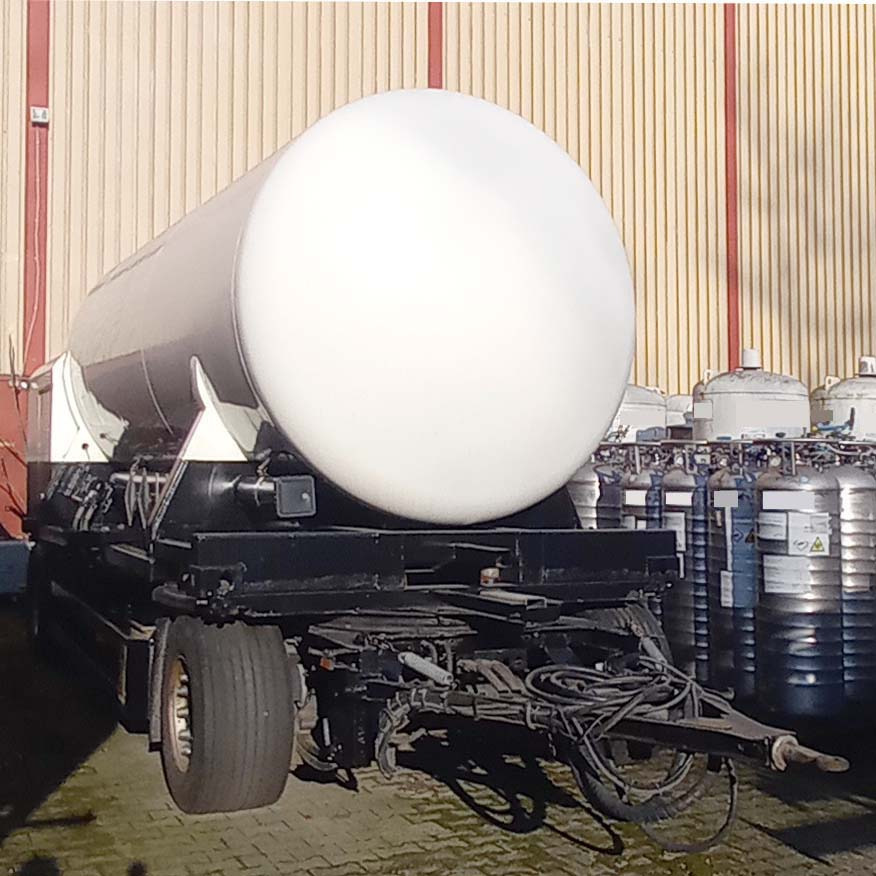 GOFA Gas tank trailer cryogenic used for oxygen, nitrogen, argon, gas. - Tsistern poolhaagis: pilt 1 GOFA Gas tank trailer cryogenic used for oxygen, nitrogen, argon, gas. - Tsistern poolhaagis: pilt 1