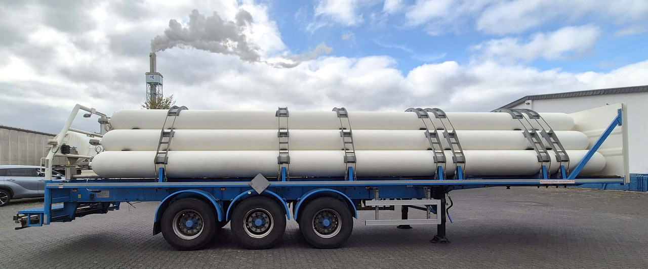 MAFA Gas tank tube semi-trailer used for compressed helium, hydrogen, Wasserstoff, methane, CNG - Tsistern poolhaagis: pilt 5 MAFA Gas tank tube semi-trailer used for compressed helium, hydrogen, Wasserstoff, methane, CNG - Tsistern poolhaagis: pilt 5