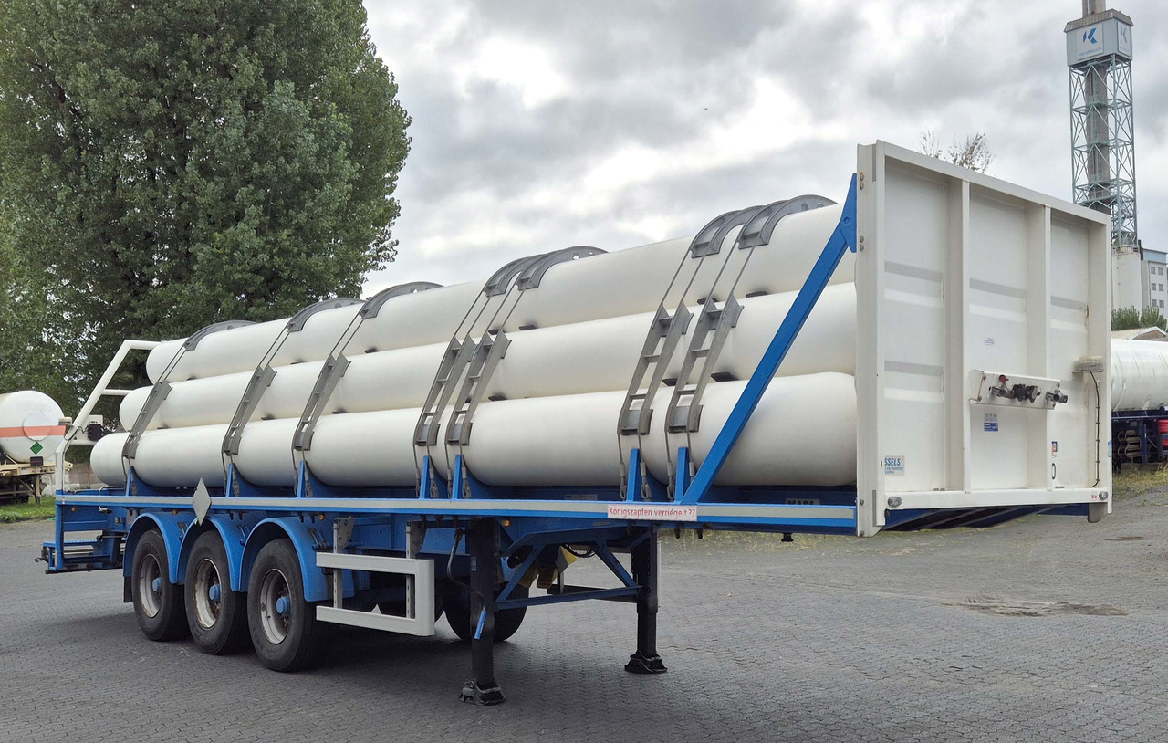 MAFA Gas tank tube semi-trailer used for compressed helium, hydrogen, Wasserstoff, methane, CNG - Tsistern poolhaagis: pilt 1 MAFA Gas tank tube semi-trailer used for compressed helium, hydrogen, Wasserstoff, methane, CNG - Tsistern poolhaagis: pilt 1