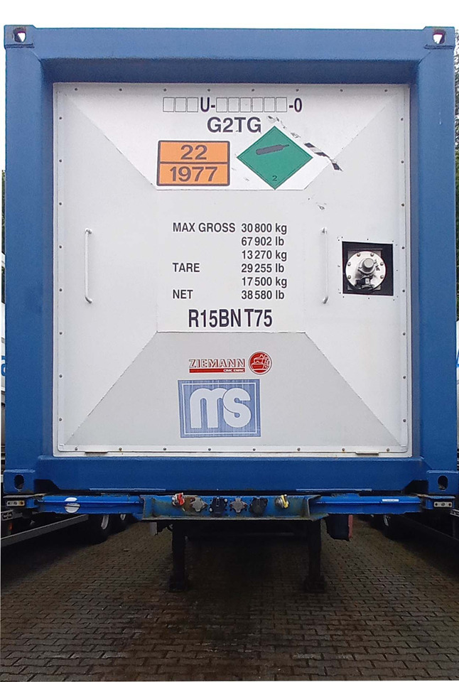 Ziemann LNG Methan Gas Cryogenic tank container 40ft tank - Tsistern poolhaagis: pilt 2 Ziemann LNG Methan Gas Cryogenic tank container 40ft tank - Tsistern poolhaagis: pilt 2