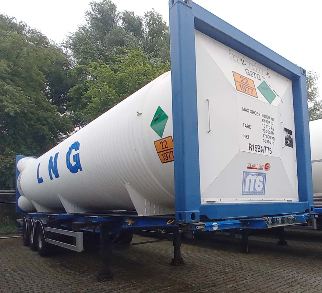 Ziemann LNG Methan Gas Cryogenic tank container 40ft tank - Tsistern poolhaagis: pilt 1 Ziemann LNG Methan Gas Cryogenic tank container 40ft tank - Tsistern poolhaagis: pilt 1