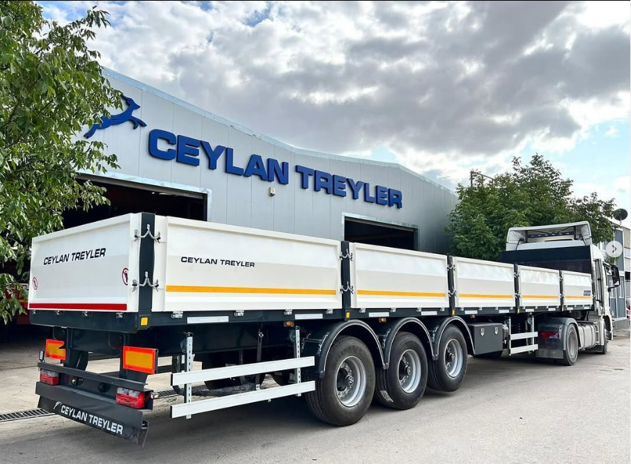 CEYLAN 3 AXLES FLATBED&PLATFORM WITH SIDE COVER - Platvorm/ Madelpoolhaagis: pilt 1 CEYLAN 3 AXLES FLATBED&PLATFORM WITH SIDE COVER - Platvorm/ Madelpoolhaagis: pilt 1