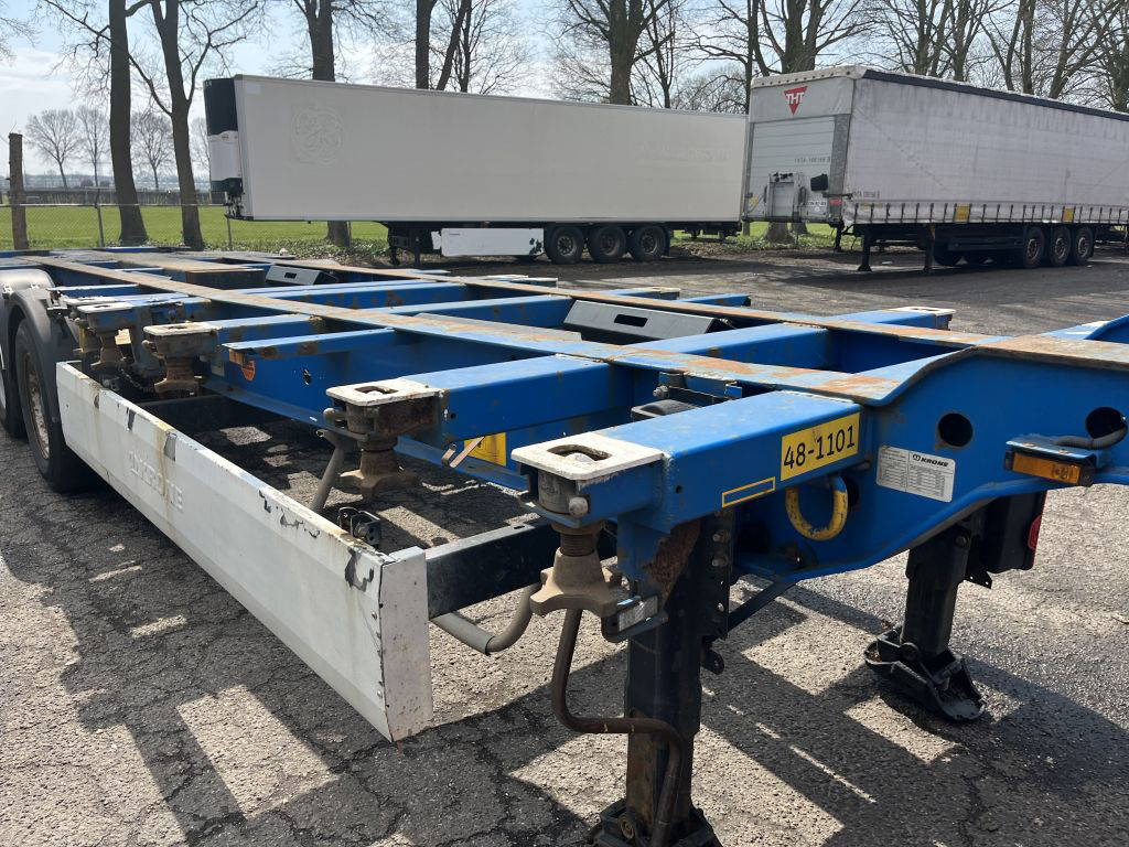 Krone 40FT HC, Voor en achter-uitschuifbaar, BPW 3 stuks - Konteinerveduk/ Tõstukiga poolhaagis: pilt 2 Krone 40FT HC, Voor en achter-uitschuifbaar, BPW 3 stuks - Konteinerveduk/ Tõstukiga poolhaagis: pilt 2