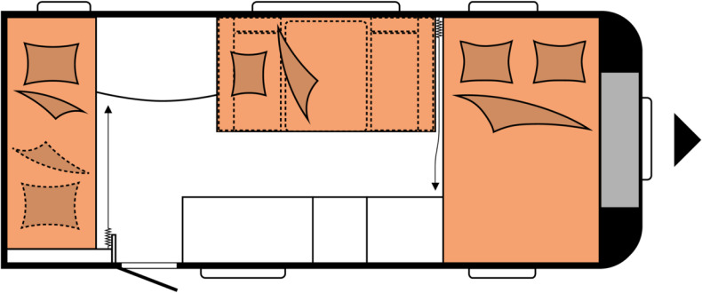 DE LUXE 490 KMF - Haagissuvila: pilt 2 DE LUXE 490 KMF - Haagissuvila: pilt 2