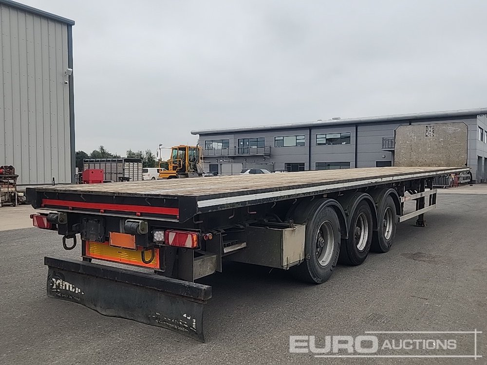 2010 Dennison 45' Tri Axle Flat Trailer, Goal Post Sockets - Platvorm/ Madelpoolhaagis: pilt 4 2010 Dennison 45' Tri Axle Flat Trailer, Goal Post Sockets - Platvorm/ Madelpoolhaagis: pilt 4