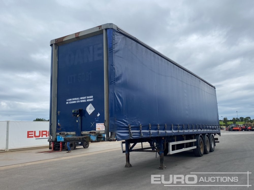 2010 Lawrence David SDC 45' Tri Axle Curtainsider Trailer - Tentpoolhaagis: pilt 1 2010 Lawrence David SDC 45' Tri Axle Curtainsider Trailer - Tentpoolhaagis: pilt 1