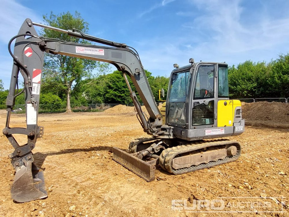 2010 Volvo EC55C - Miniekskavaator: pilt 3 2010 Volvo EC55C - Miniekskavaator: pilt 3
