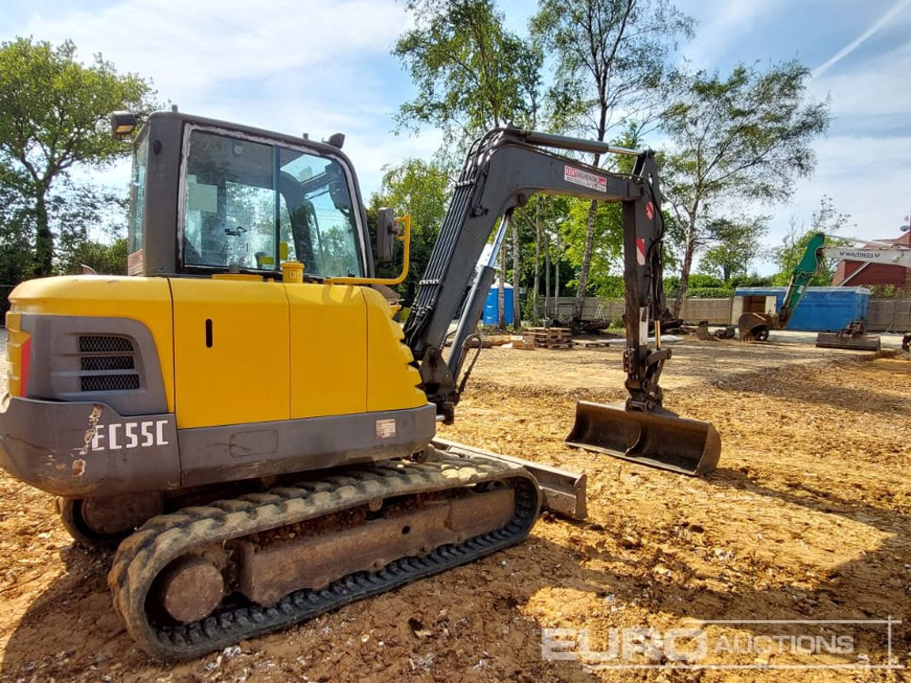 2010 Volvo EC55C - Miniekskavaator: pilt 5 2010 Volvo EC55C - Miniekskavaator: pilt 5