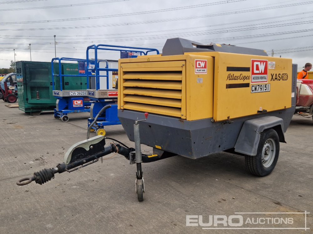 2012 Atlas Copco XAS186 - Õhukompressor: pilt 1 2012 Atlas Copco XAS186 - Õhukompressor: pilt 1