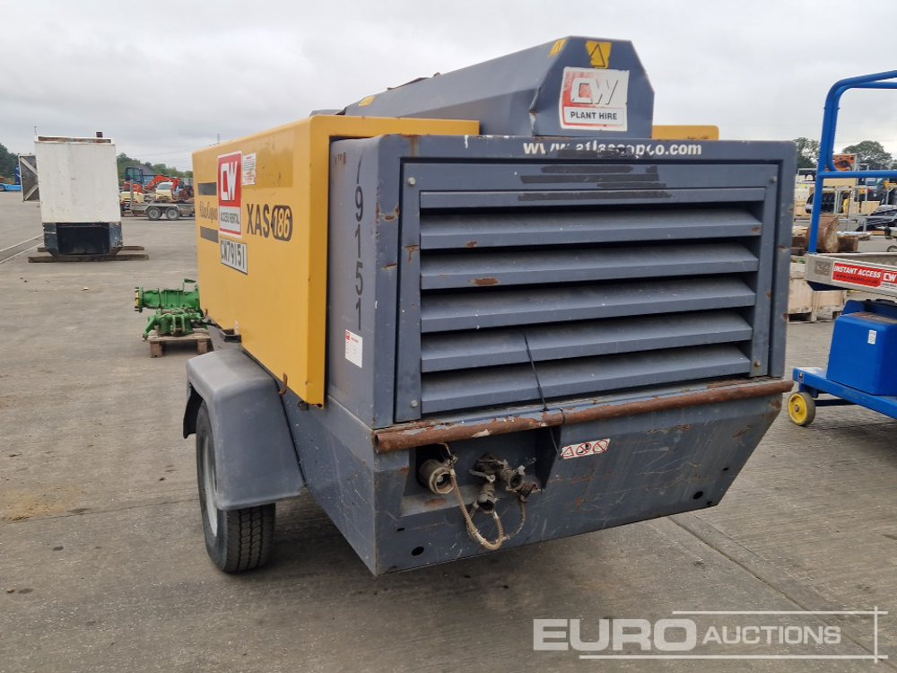 2012 Atlas Copco XAS186 - Õhukompressor: pilt 3 2012 Atlas Copco XAS186 - Õhukompressor: pilt 3