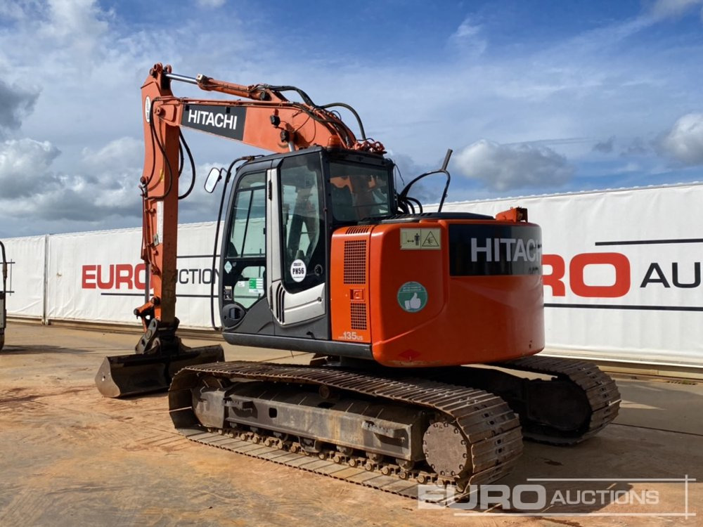 2012 Hitachi ZX135US-3 - Lintekskavaator: pilt 3 2012 Hitachi ZX135US-3 - Lintekskavaator: pilt 3