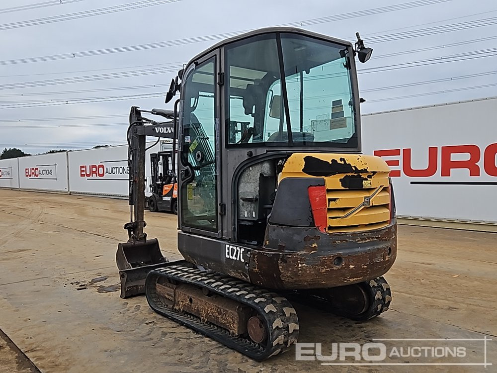 2012 Volvo EC27C - Miniekskavaator: pilt 3 2012 Volvo EC27C - Miniekskavaator: pilt 3