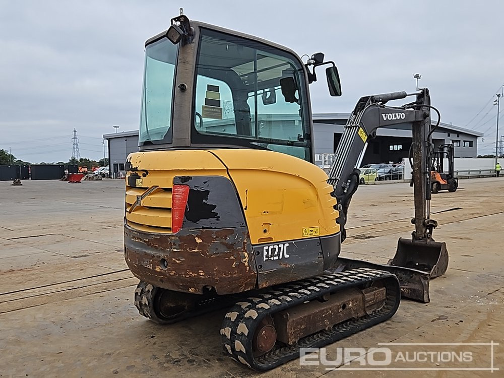2012 Volvo EC27C - Miniekskavaator: pilt 5 2012 Volvo EC27C - Miniekskavaator: pilt 5