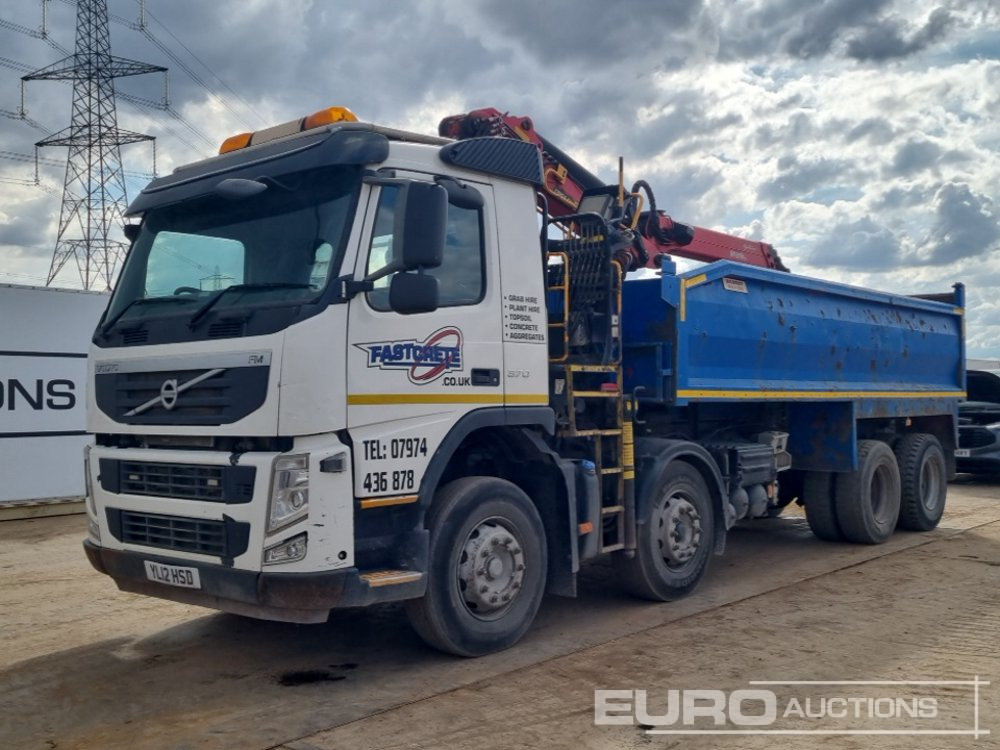 2012 Volvo FM370 - Kallurauto, Kraanaga veoauto: pilt 1 2012 Volvo FM370 - Kallurauto, Kraanaga veoauto: pilt 1