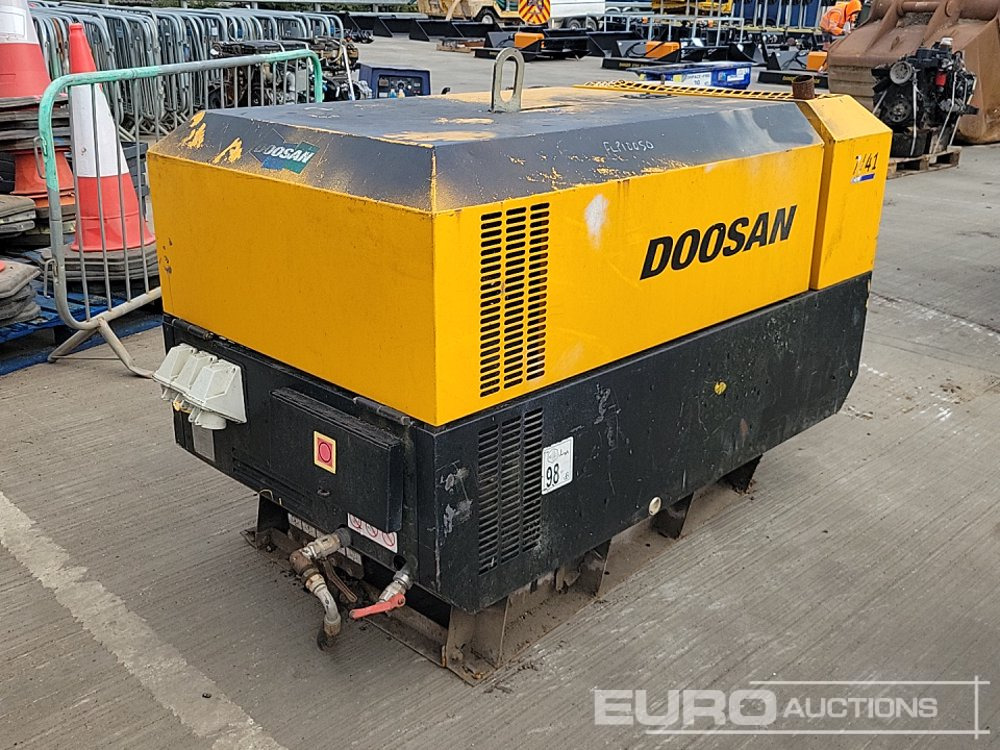 2013 Doosan 741 140CFM - Õhukompressor: pilt 1 2013 Doosan 741 140CFM - Õhukompressor: pilt 1