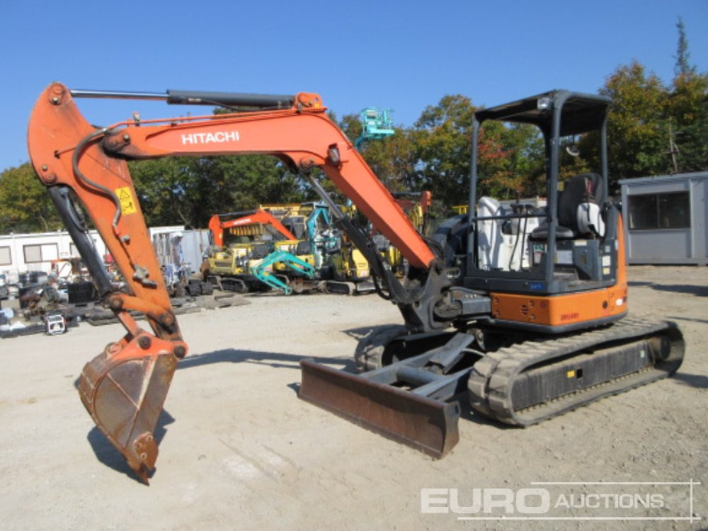 2013 Hitachi ZX40U-5A Rubber Tracks, Blade, Offset, Piped, Bucket - Miniekskavaator: pilt 4 2013 Hitachi ZX40U-5A Rubber Tracks, Blade, Offset, Piped, Bucket - Miniekskavaator: pilt 4