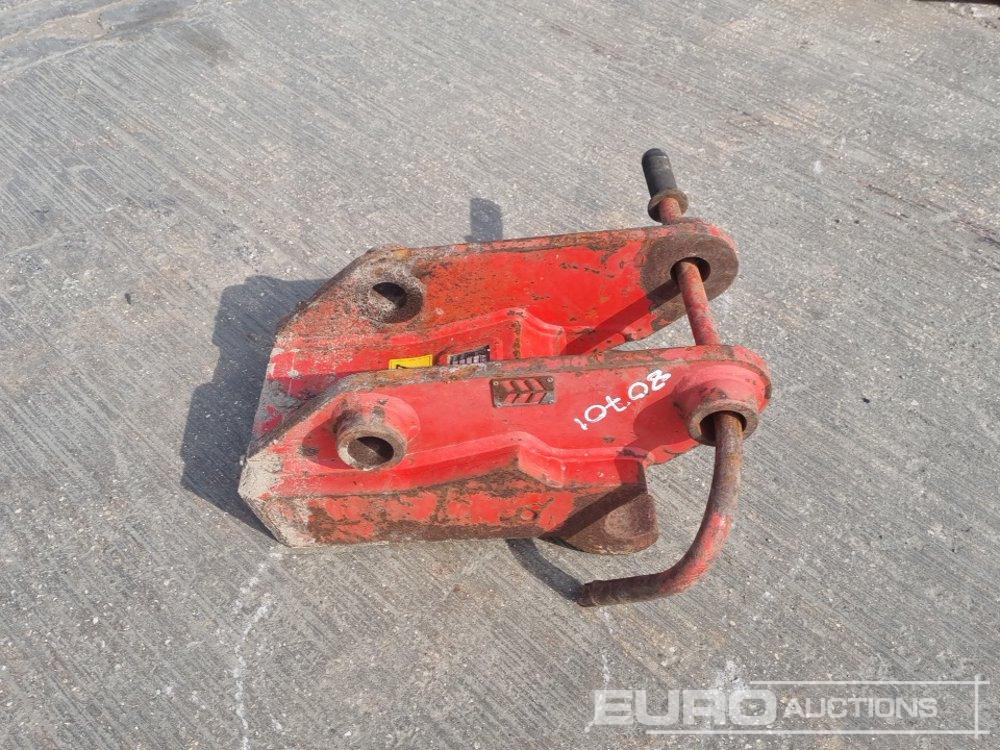Kiirühendus 2013 Ksw Manual Dedicated Single Lock QH 45mm Pin to suit 4-6 Ton Excavator: pilt 6